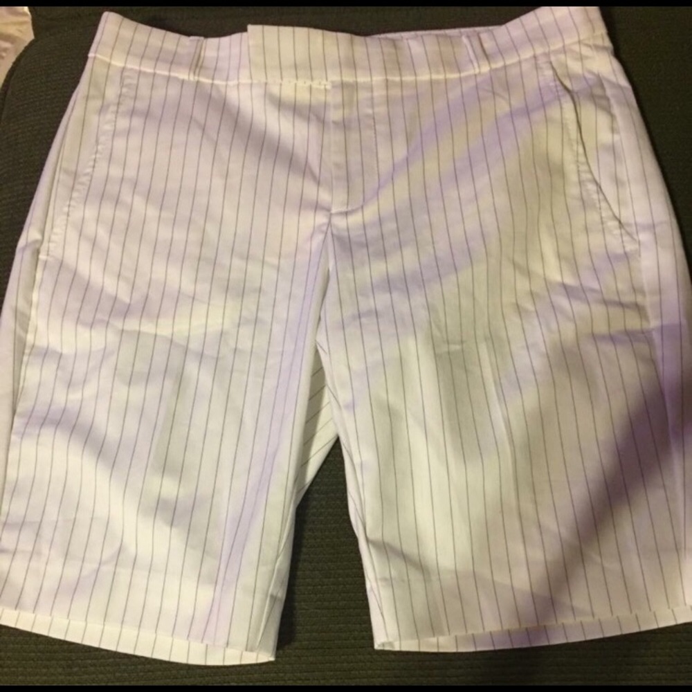 NWT gorgeous pinstriped shorts